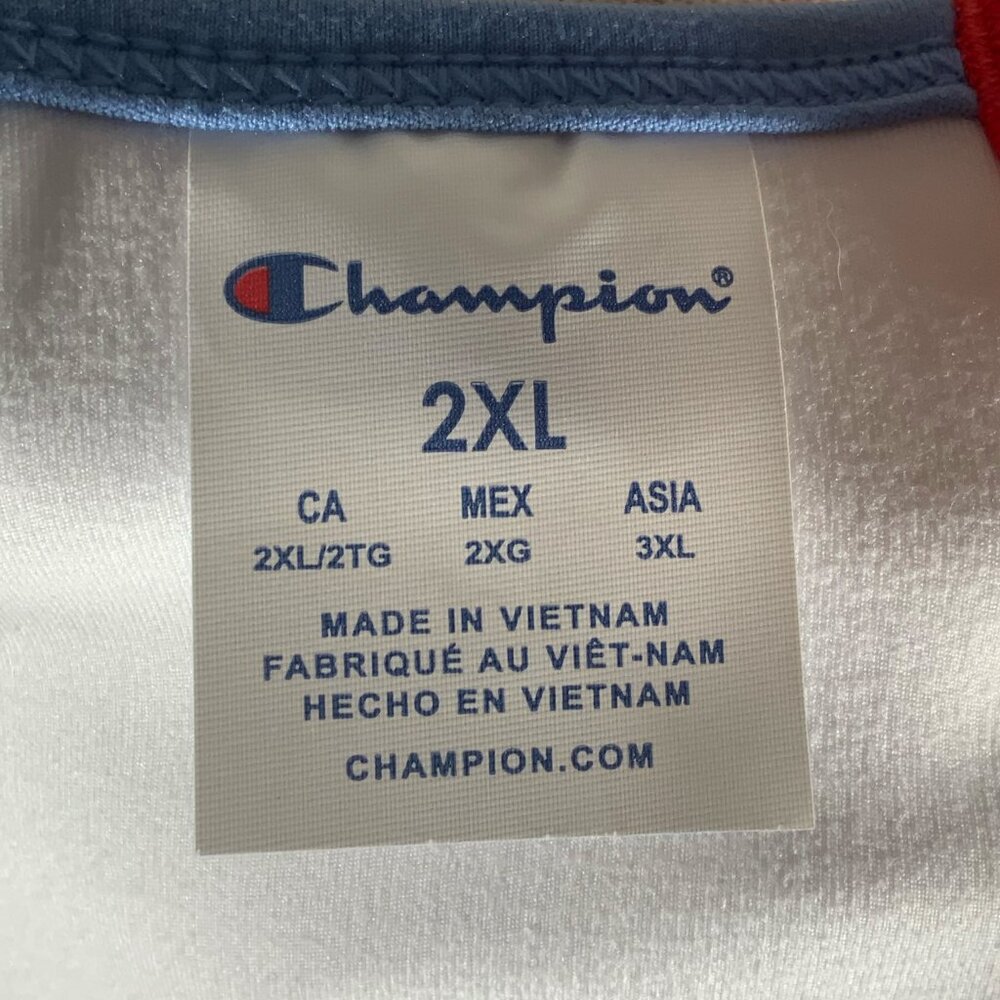 NWT Champion Soft Touch Longline Cropped Cami Shelf Bra XXL 2XL White Anti Odor - Picture 12 of 13